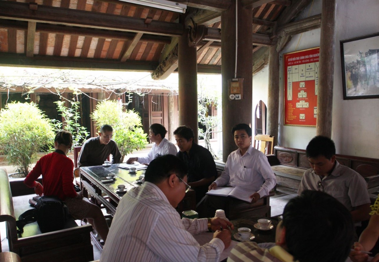 Khảo sát bảo tồn di sản tại Vĩnh Nghiêm